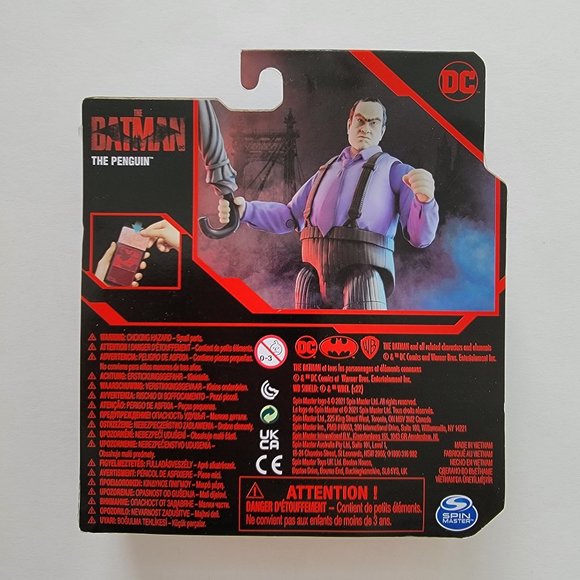 Lot of 3 The Batman figures w/ 3 acc each: The Penguin, Selina Kyle, The Batman - Picture 6 of 12